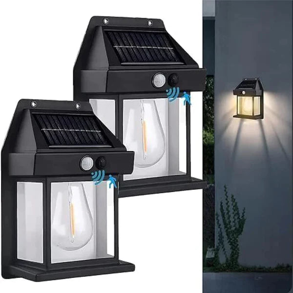 SOLAR LIGHT WALL LAMP WITH MOTION SENSOR