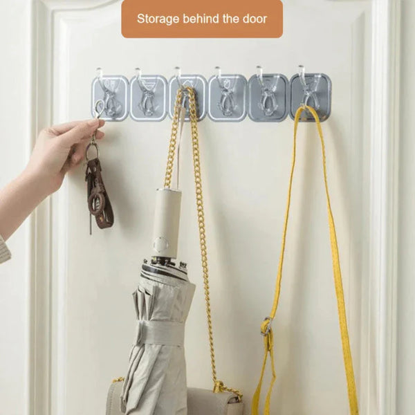 Self Adhesive Wall Mounted Sticky Hooks Strip