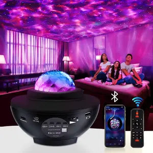 3D GALAXY PROJECTOR LASER LIGHT BLUETOOTH SPEAKERS