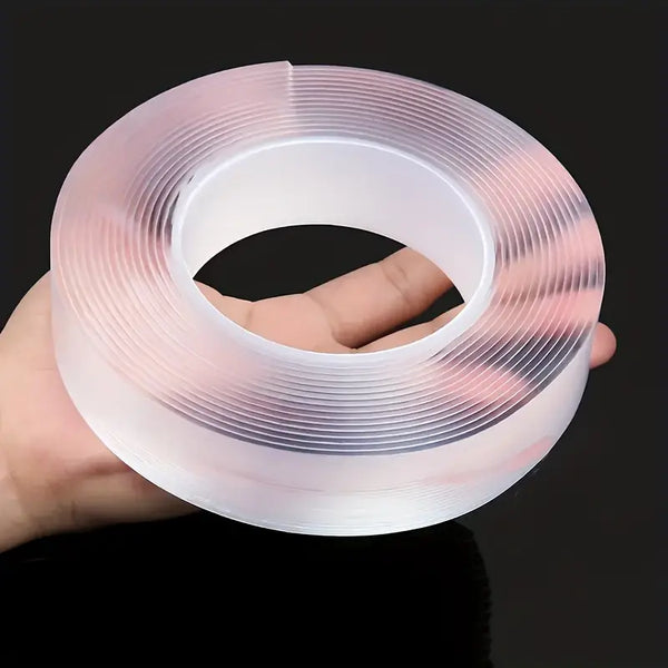 Nano tape (Double sided Washable silicon Transparent tape) 5 mater